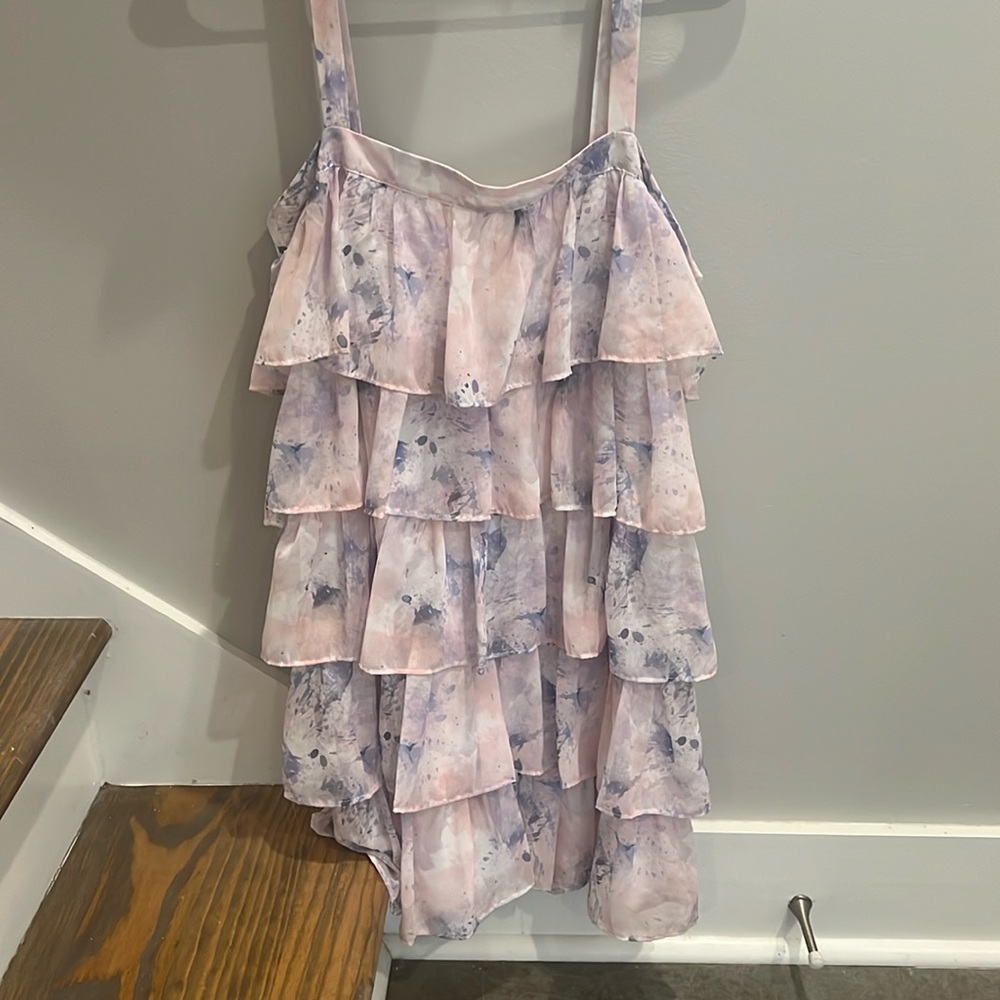 Boutique Tiered Mini Dress, Size M